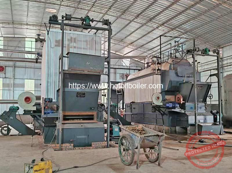 Chain-Type-Biomass-Fuel-Thermal-Oil-Heater-and-Steam-Boiler-for-Laos-Customer
